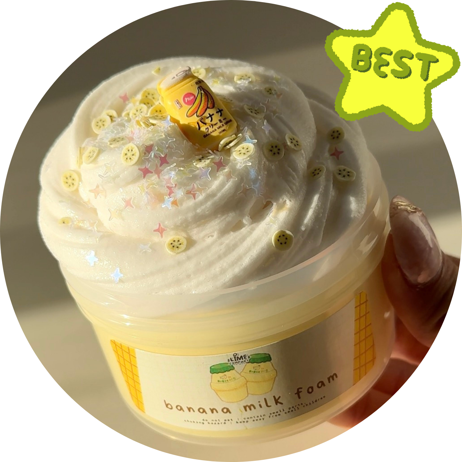 Banana Milk Foam DIY – LIME SLIMES COMPANY