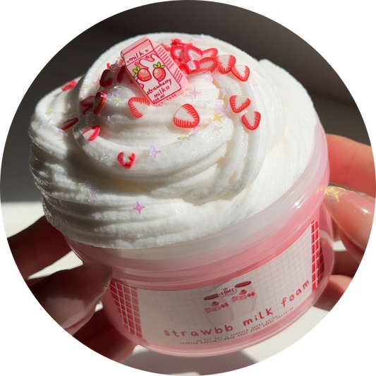 Strawberry Milk Foam