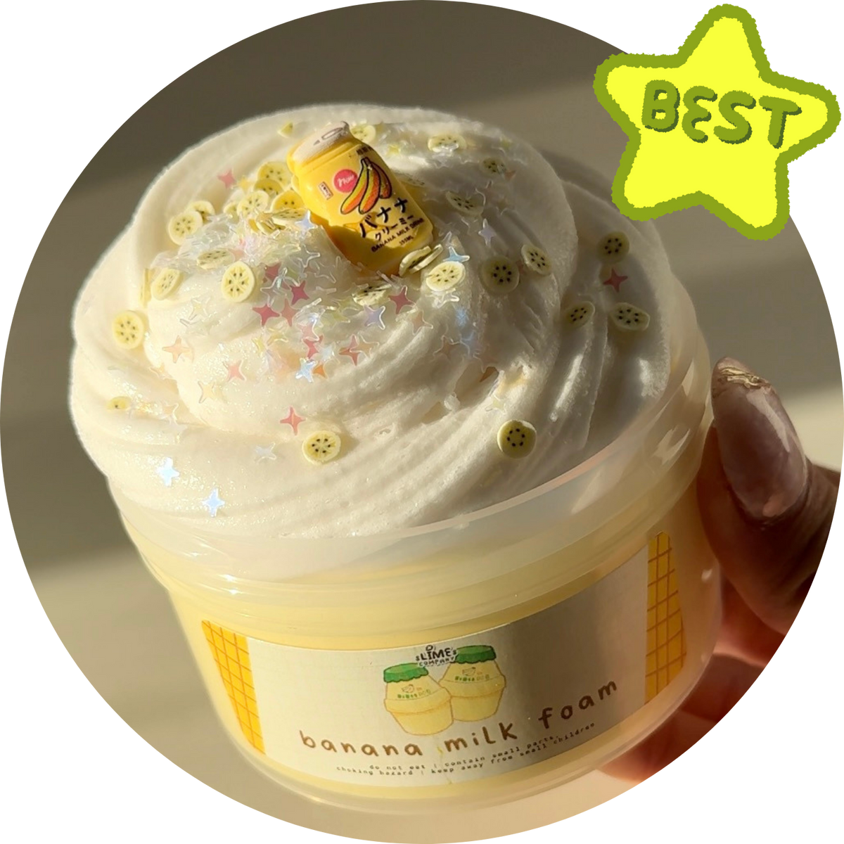 Banana Milk Foam DIY