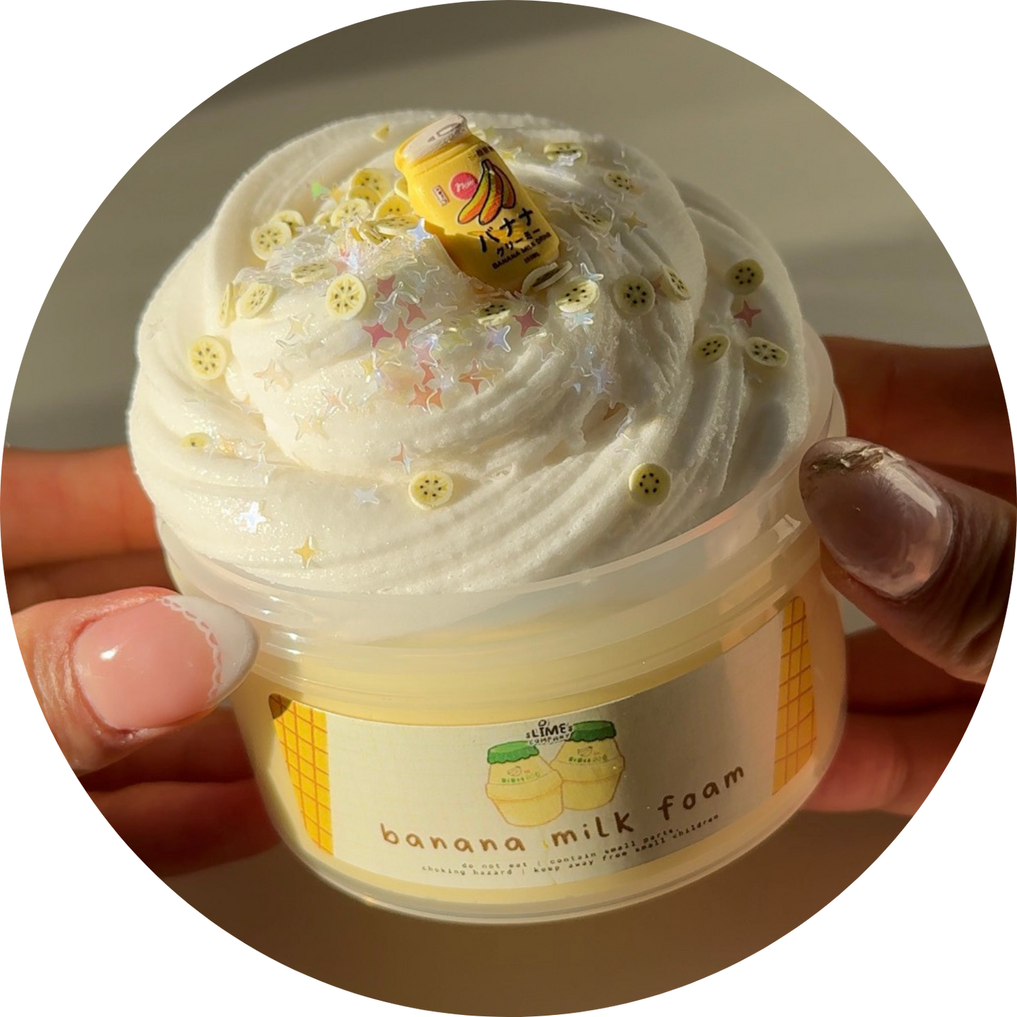 Banana Milk Foam DIY