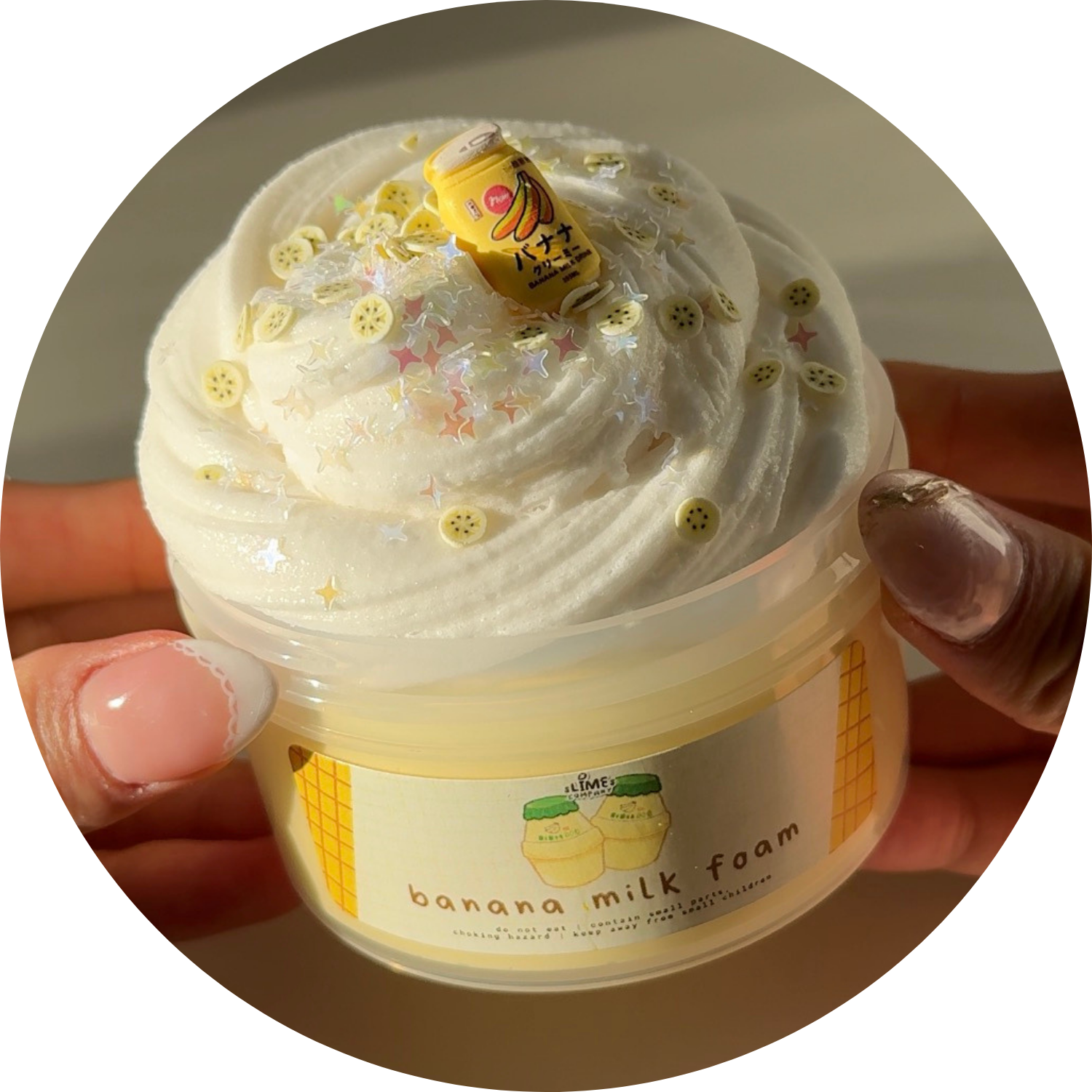 Banana Milk Foam DIY