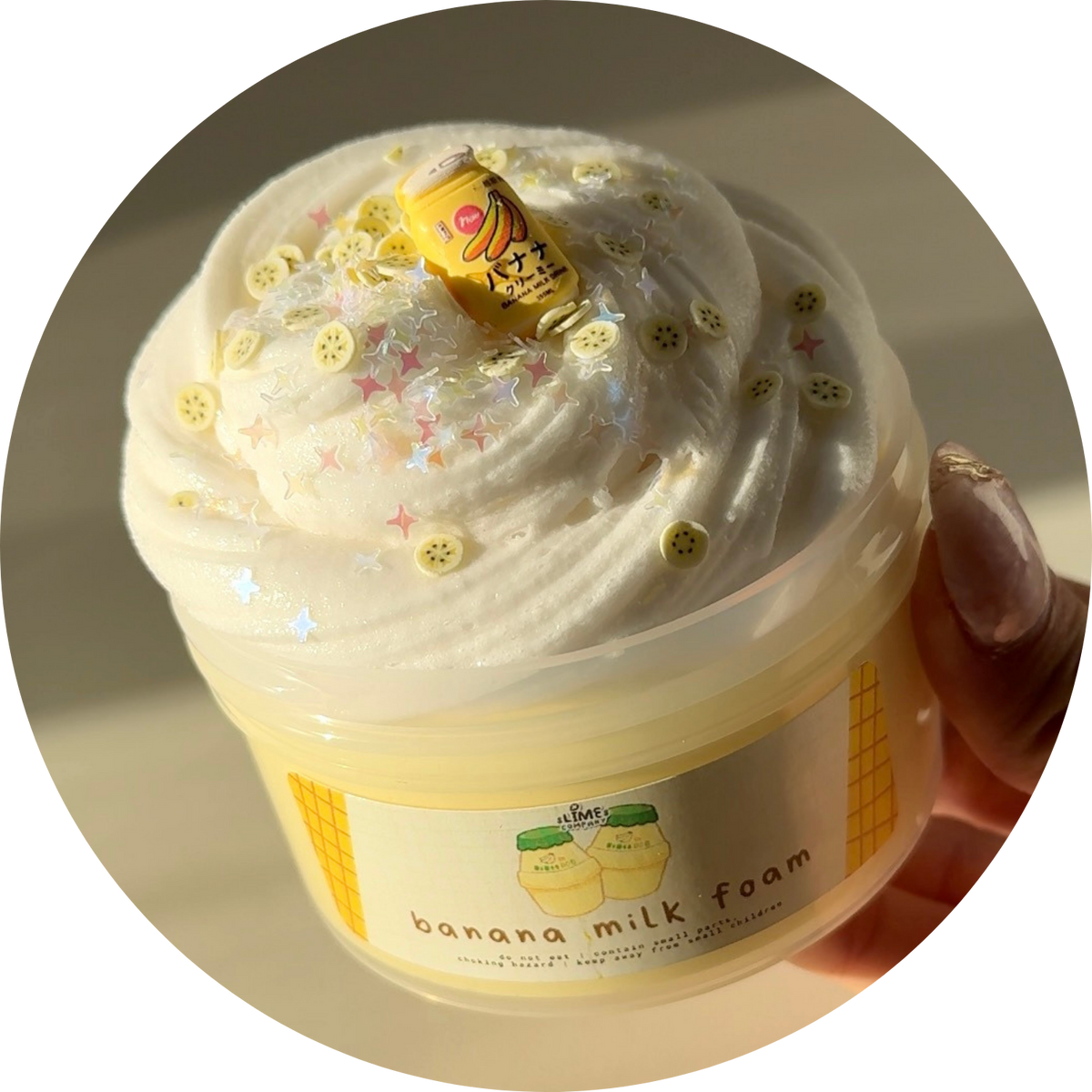 Banana Milk Foam DIY
