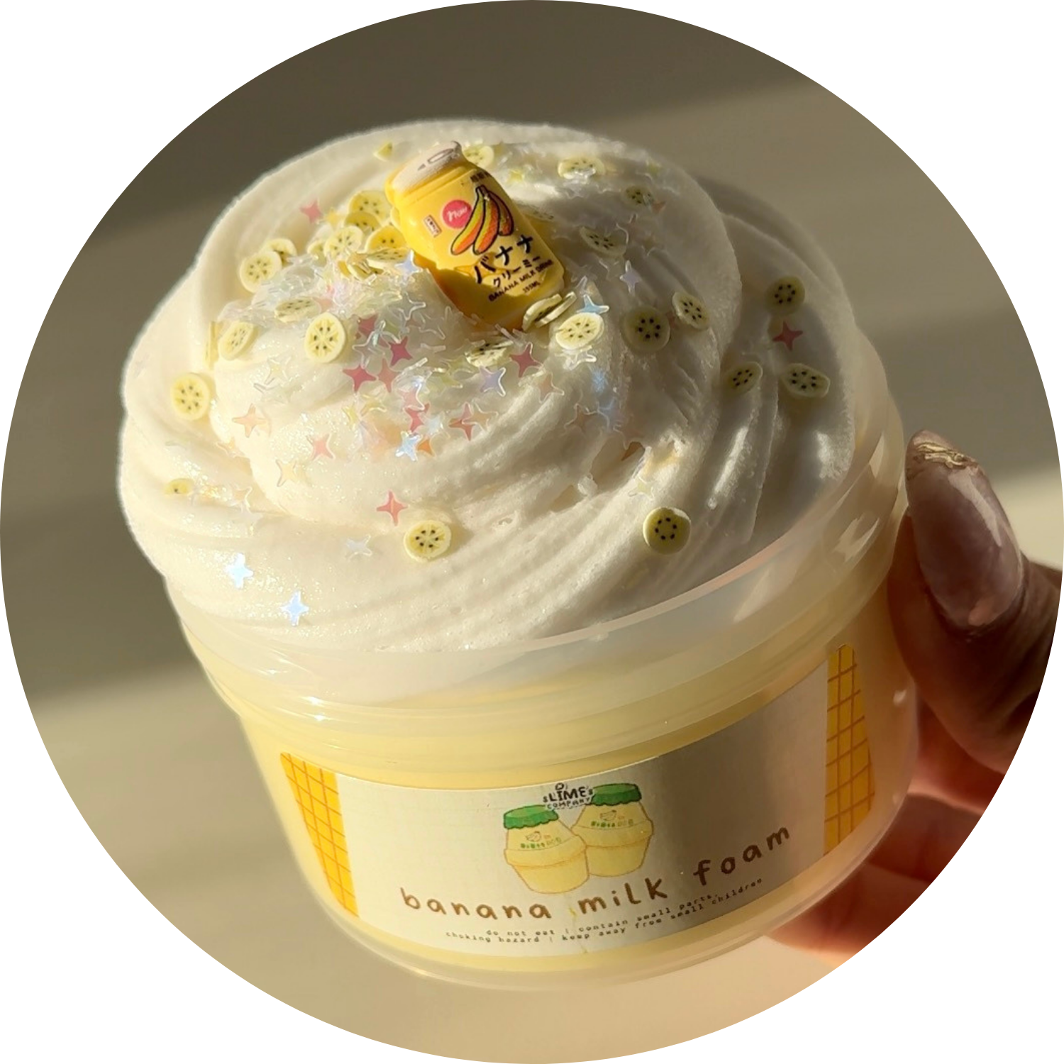Banana Milk Foam DIY