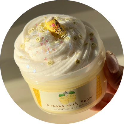 Banana Milk Foam DIY