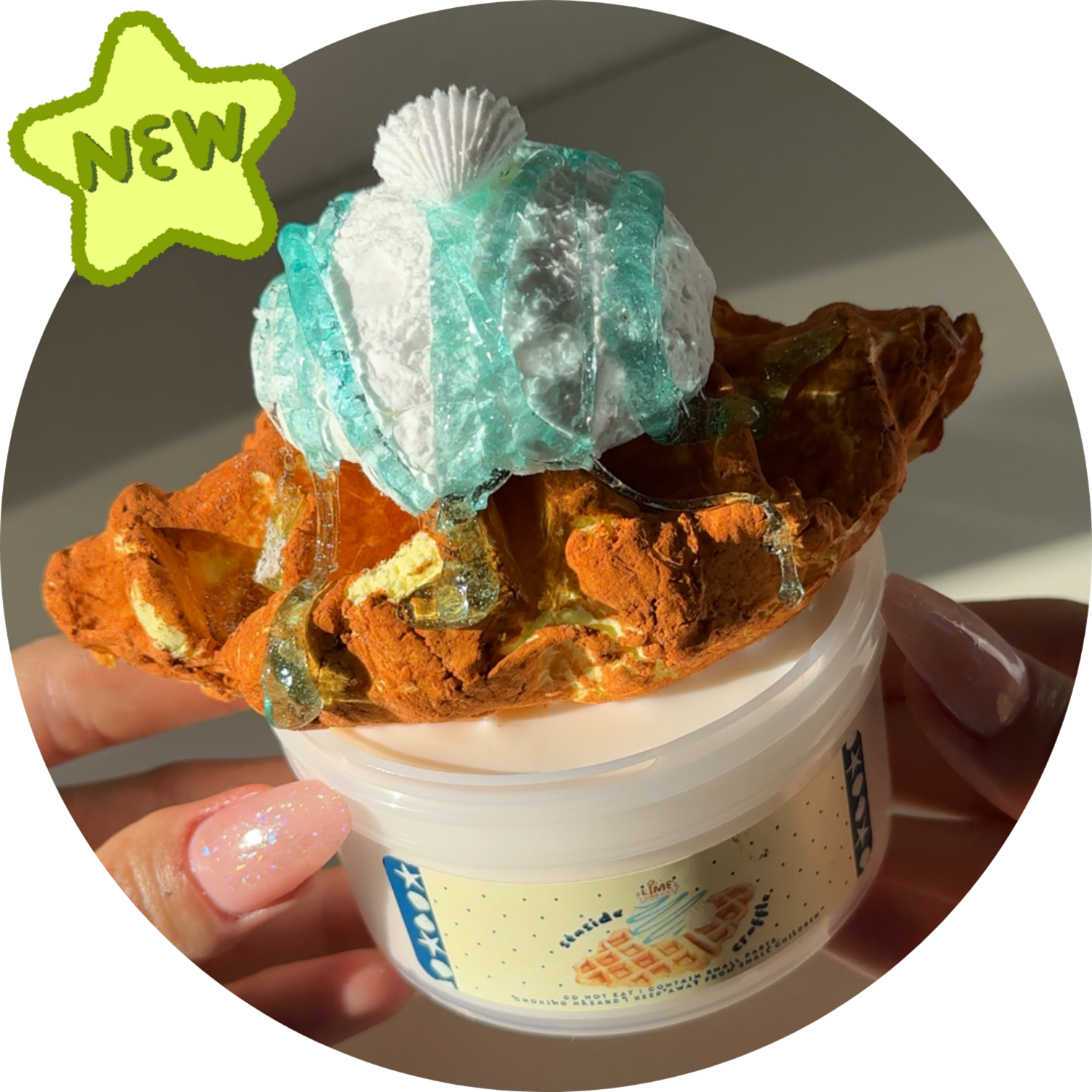 Seaside Croffle DIY Clay Slime Kit