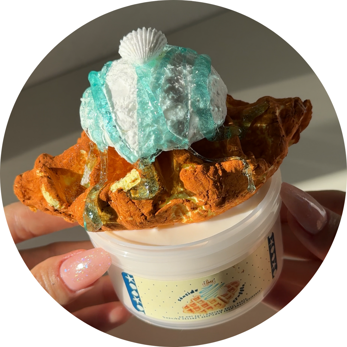 Seaside Croffle DIY Clay Slime Kit