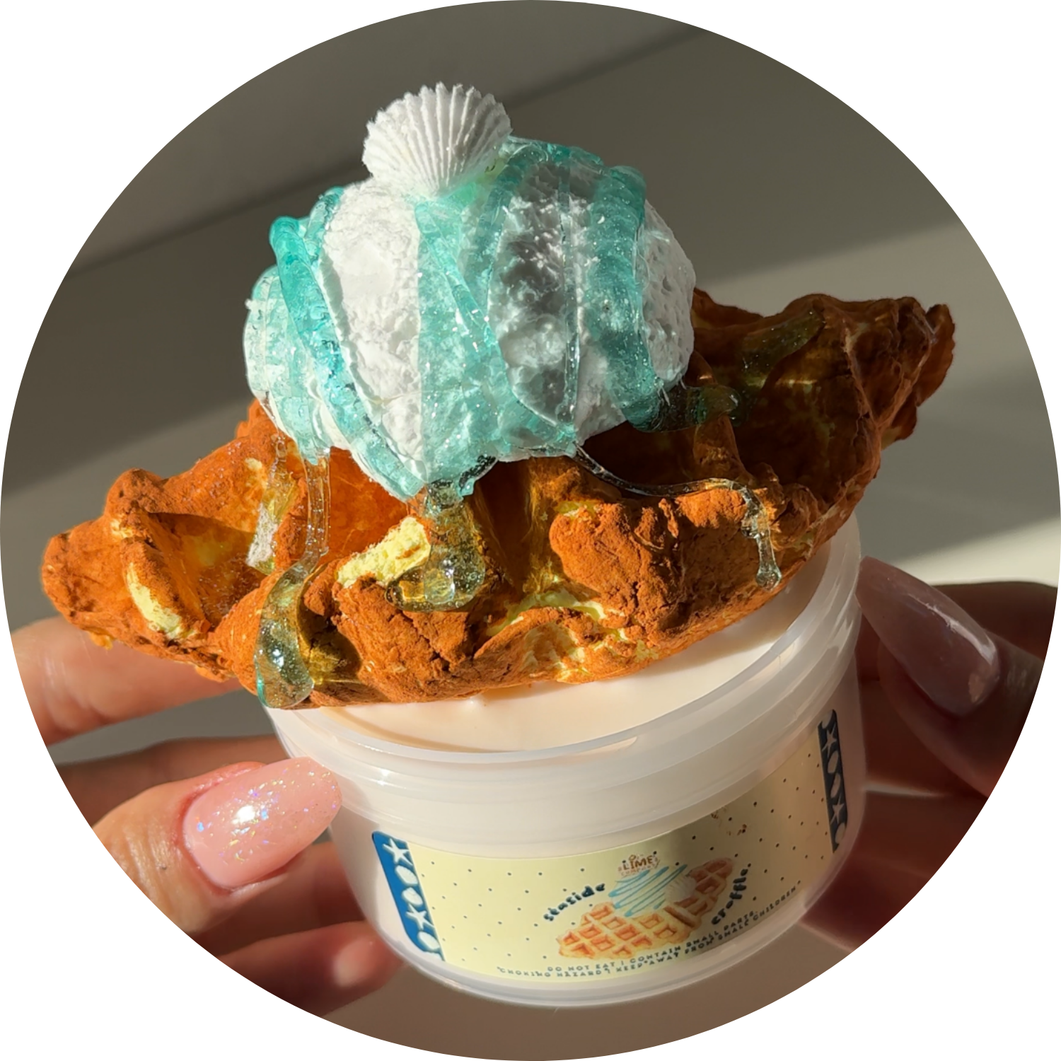 Seaside Croffle DIY Clay Slime Kit