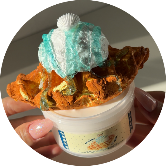 Seaside Croffle DIY Clay Slime Kit