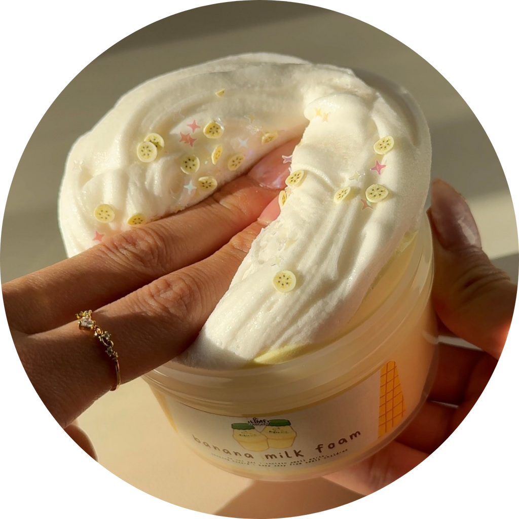 Banana Milk Foam DIY