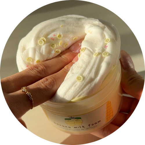 Banana Milk Foam DIY