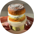 Cream Puff Roll DIY Clay Slime Kit