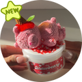 Strawbeary Ice Cream DIY Clay Slime Kit