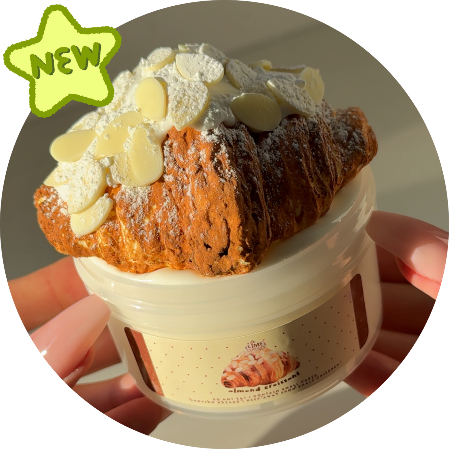 Almond Croissant DIY Clay Slime Kit