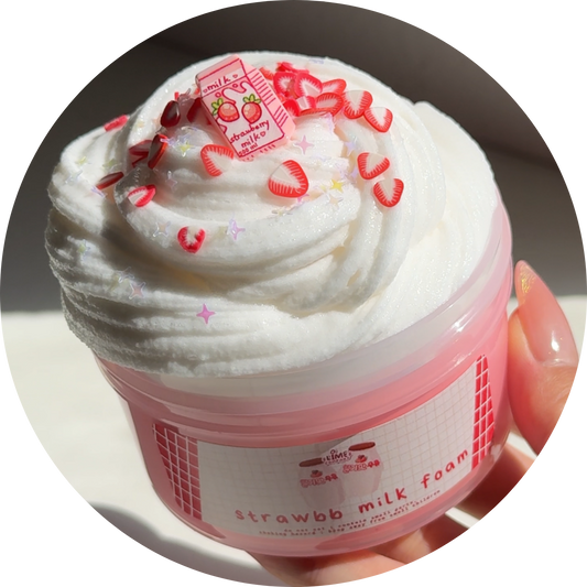 Strawberry Milk Foam