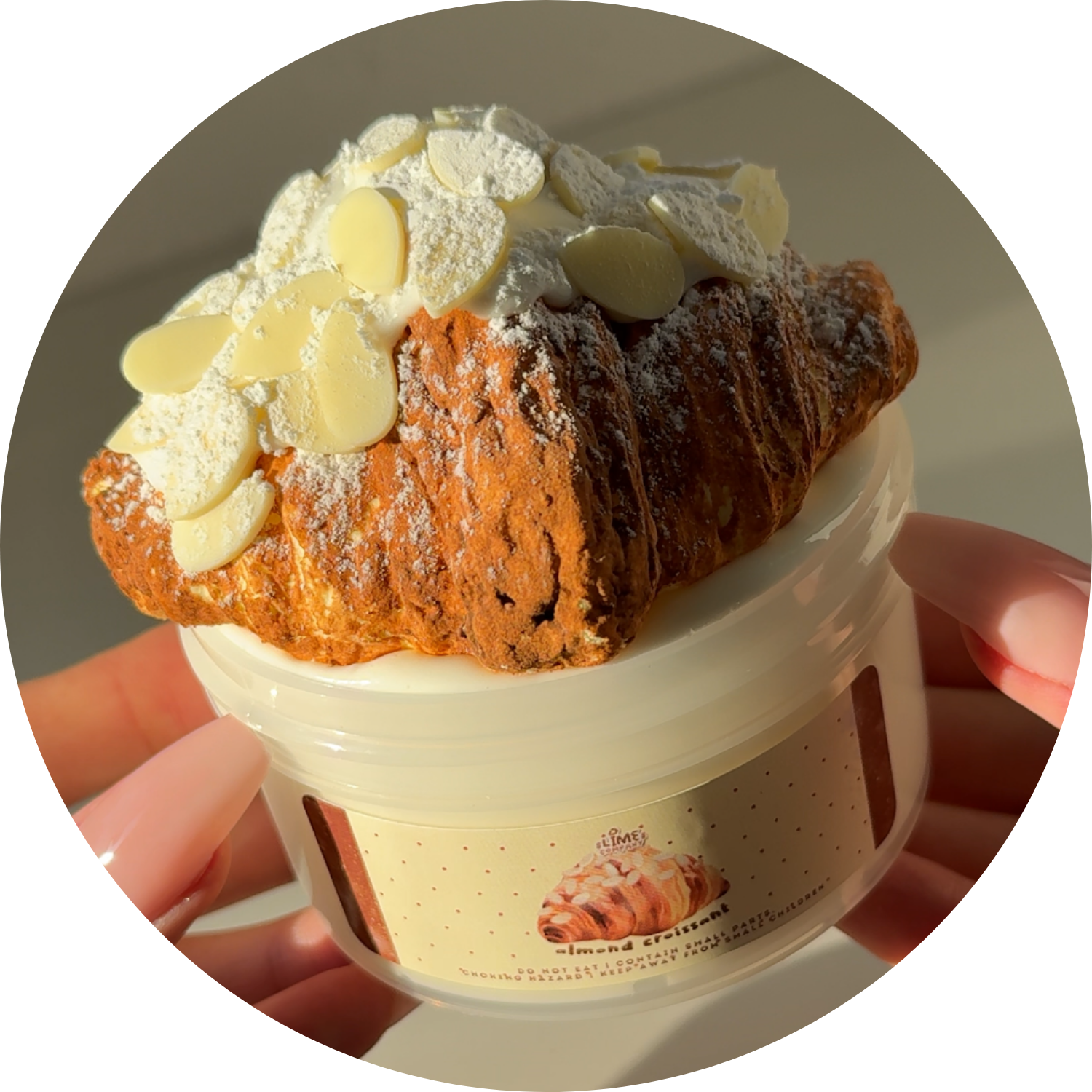 Almond Croissant DIY Clay Slime Kit