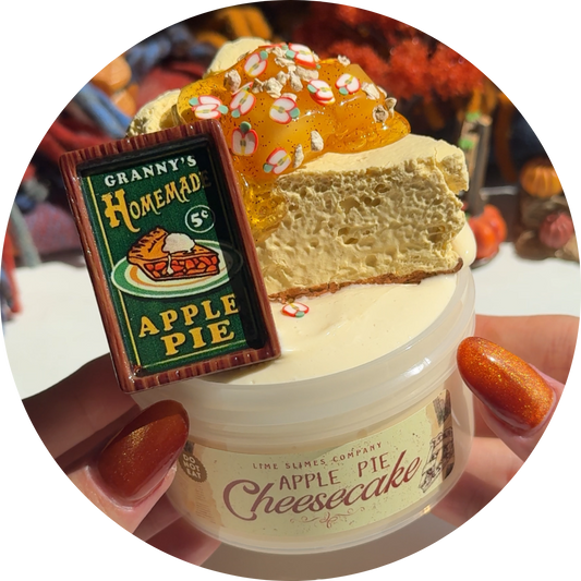 Apple Pie Cheesecake DIY Clay Slime Kit
