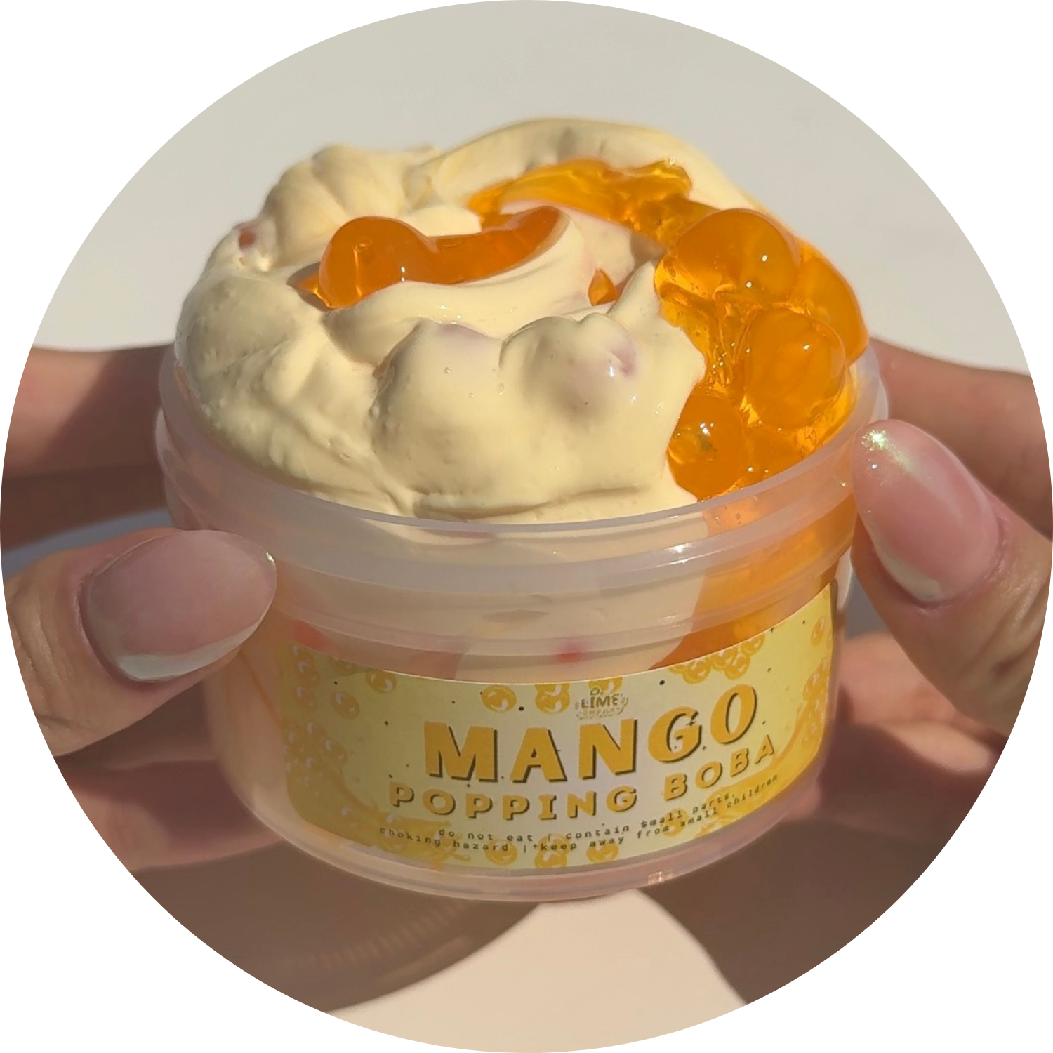 Mango Popping Boba