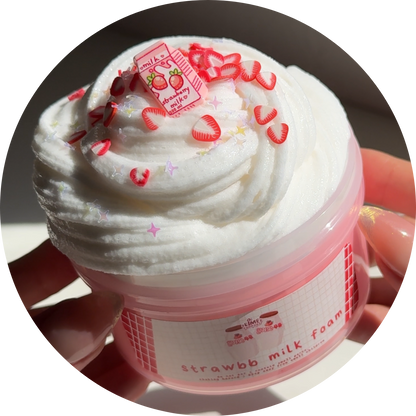 Strawberry Milk Foam