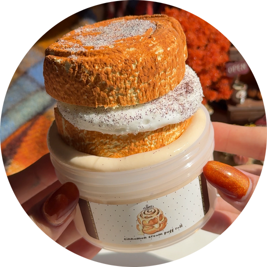 Cinnamon Cream Puff Roll DIY Clay Slime Kit