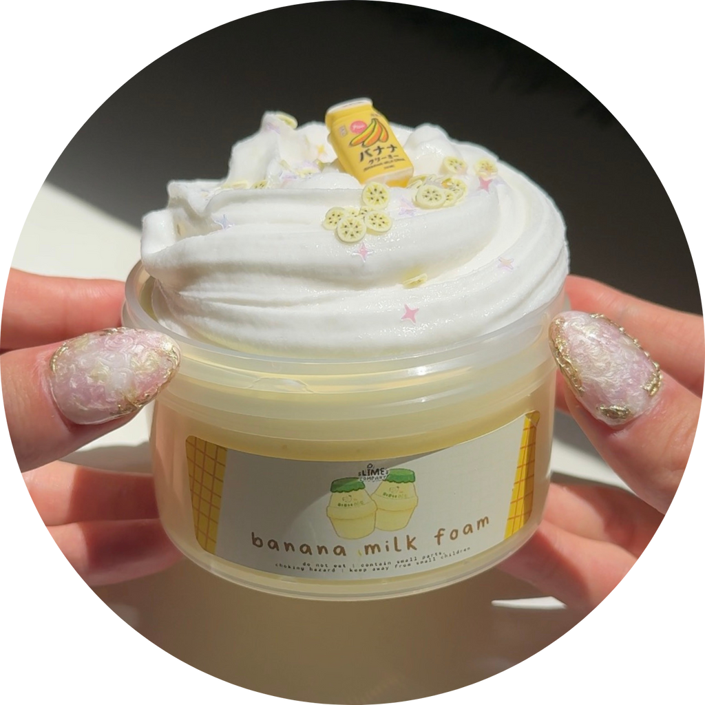 Banana Milk Foam DIY