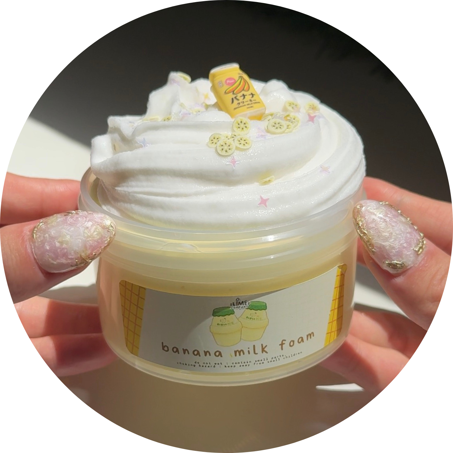 Banana Milk Foam DIY