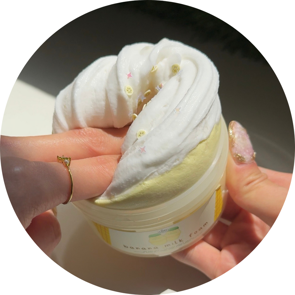 Banana Milk Foam DIY