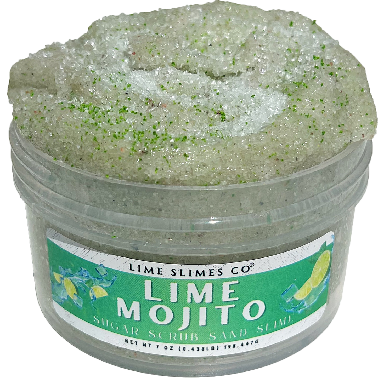 Lime Mojito Scrub Sand Slime