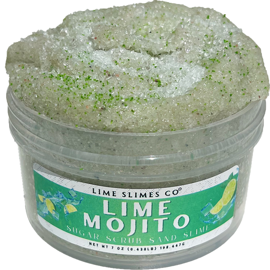 Lime Mojito Scrub Sand Slime